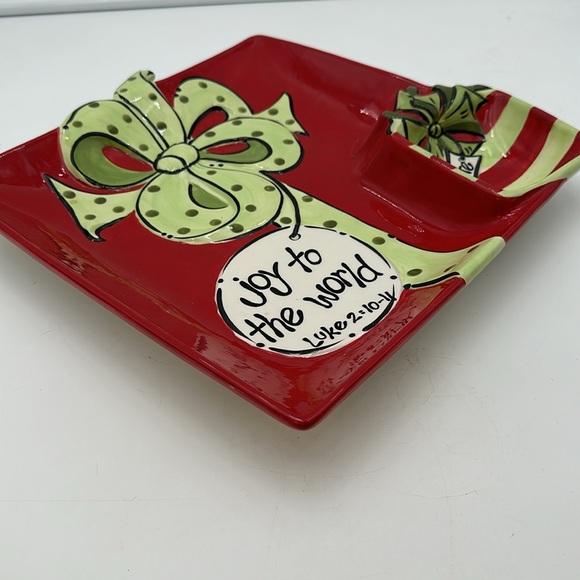 Large Chip and Dip Platter by Burton & Burton “Joy to the World “ 2010 - Picture 9 of 16